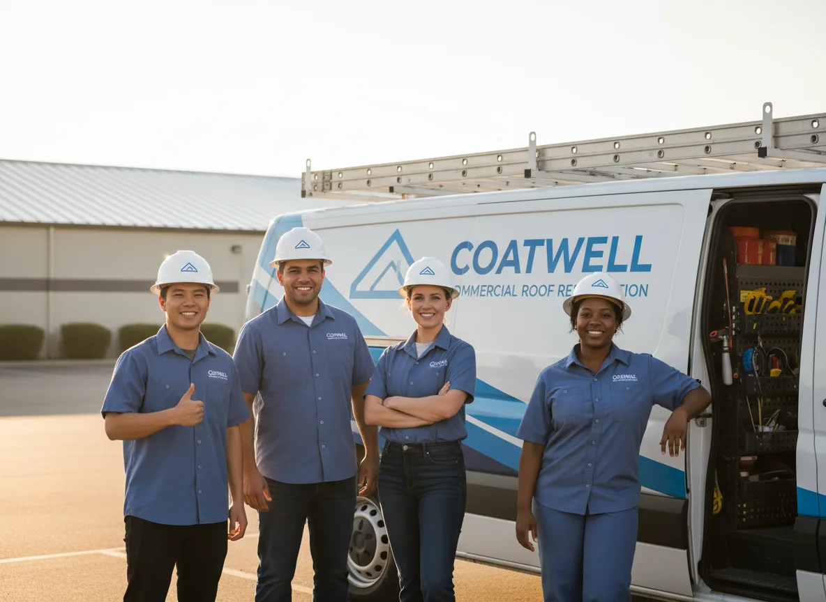 Commercial roof coating company in Everson, WA